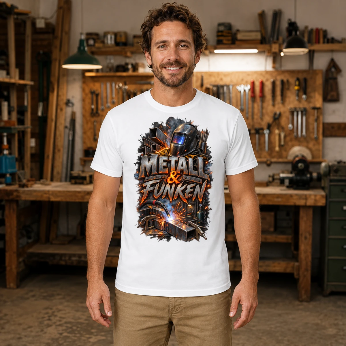 Metall und Funken T-Shirt Sublimation | Marketing-MV