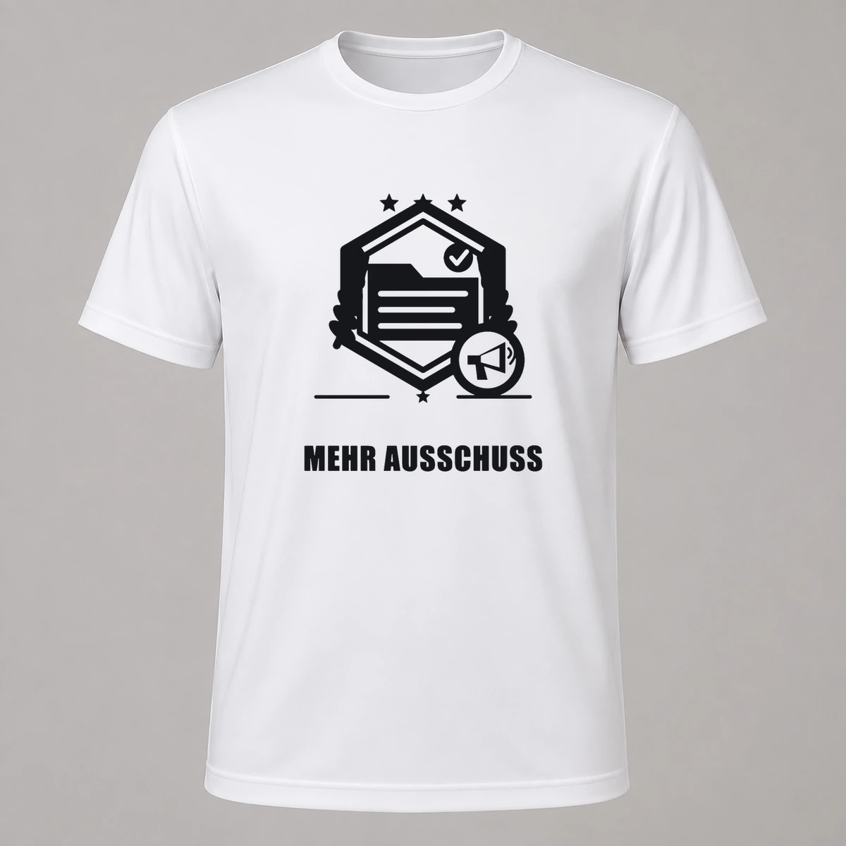 Mehr Ausschuss T-Shirt Flexdruck | Marketing-MV