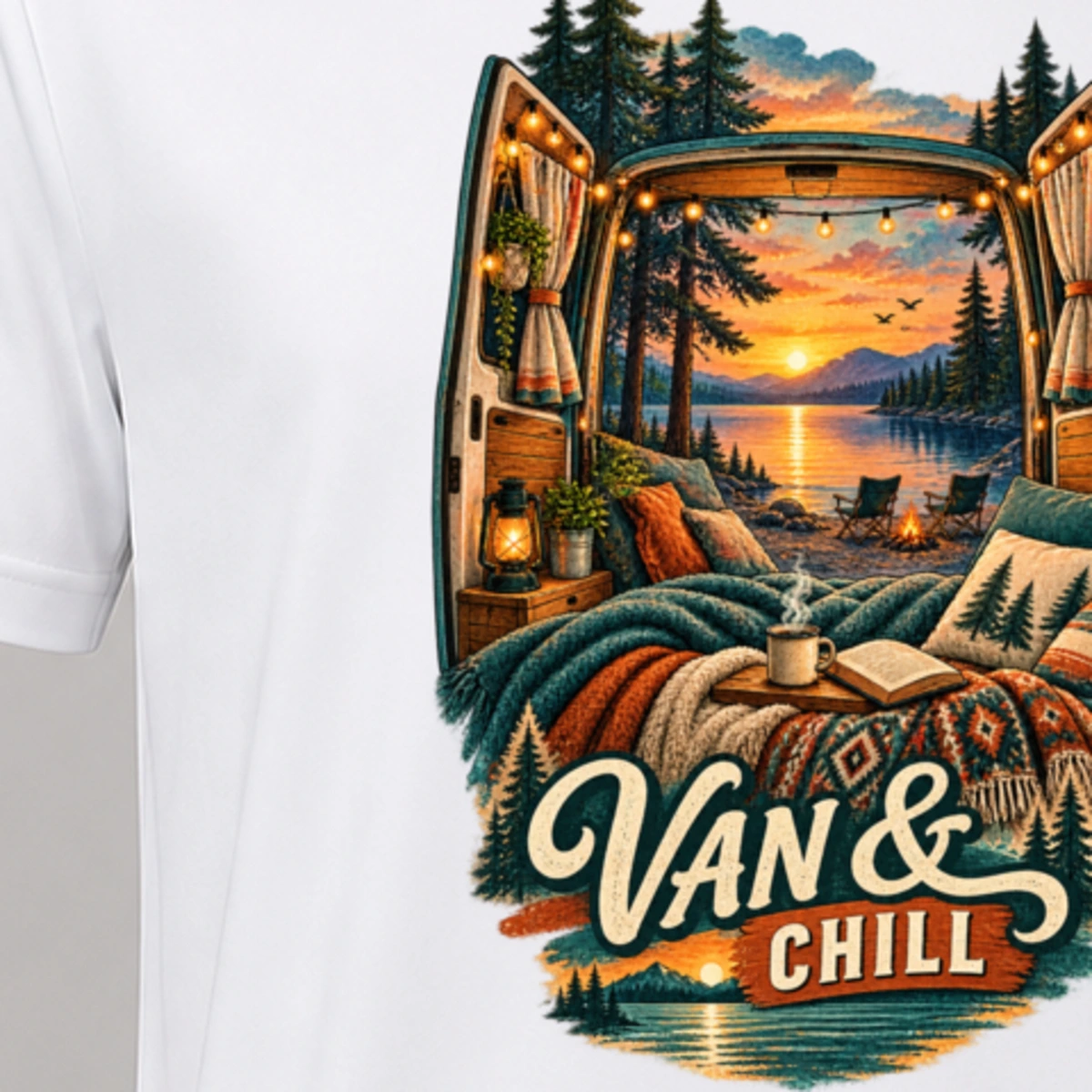 Van und Chill T-Shirt Sublimation | Marketing-MV