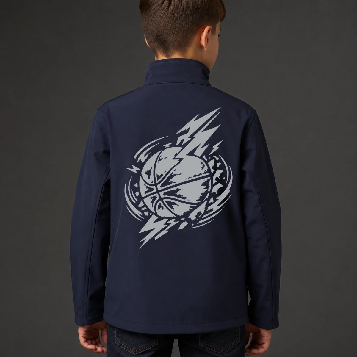 Basketball-Blitz Kids Softshelljacke | reflect+ by Marketing-MV