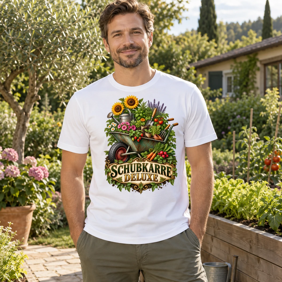 Schubkarre Deluxe T-Shirt Sublimation | Marketing-MV