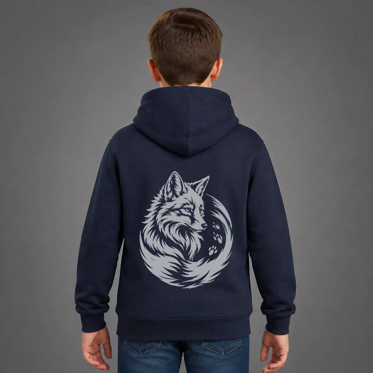 Fuchsfährte Kids Sweatshirtjacke | reflect+ by Marketing-MV