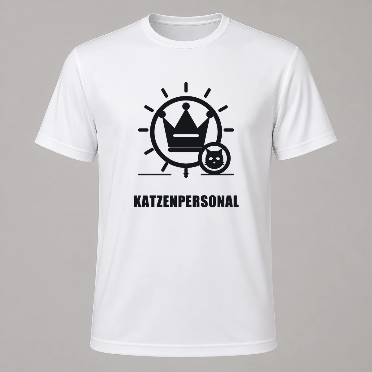 Katzenpersonal T-Shirt Flexdruck | Marketing-MV