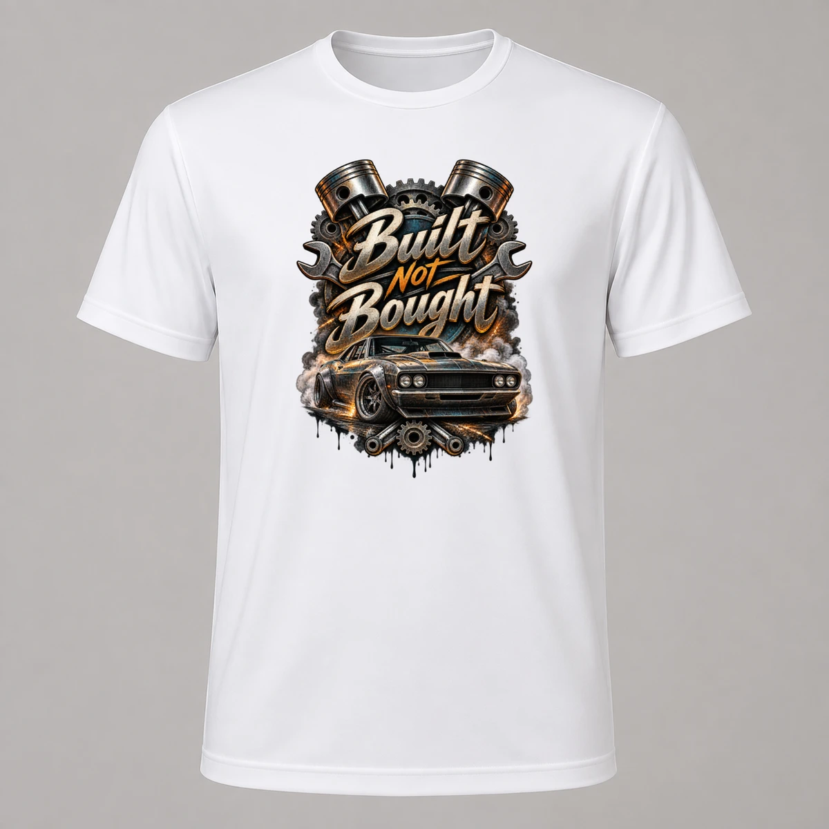 Built not Bought T-Shirt Sublimation | Marketing-MV