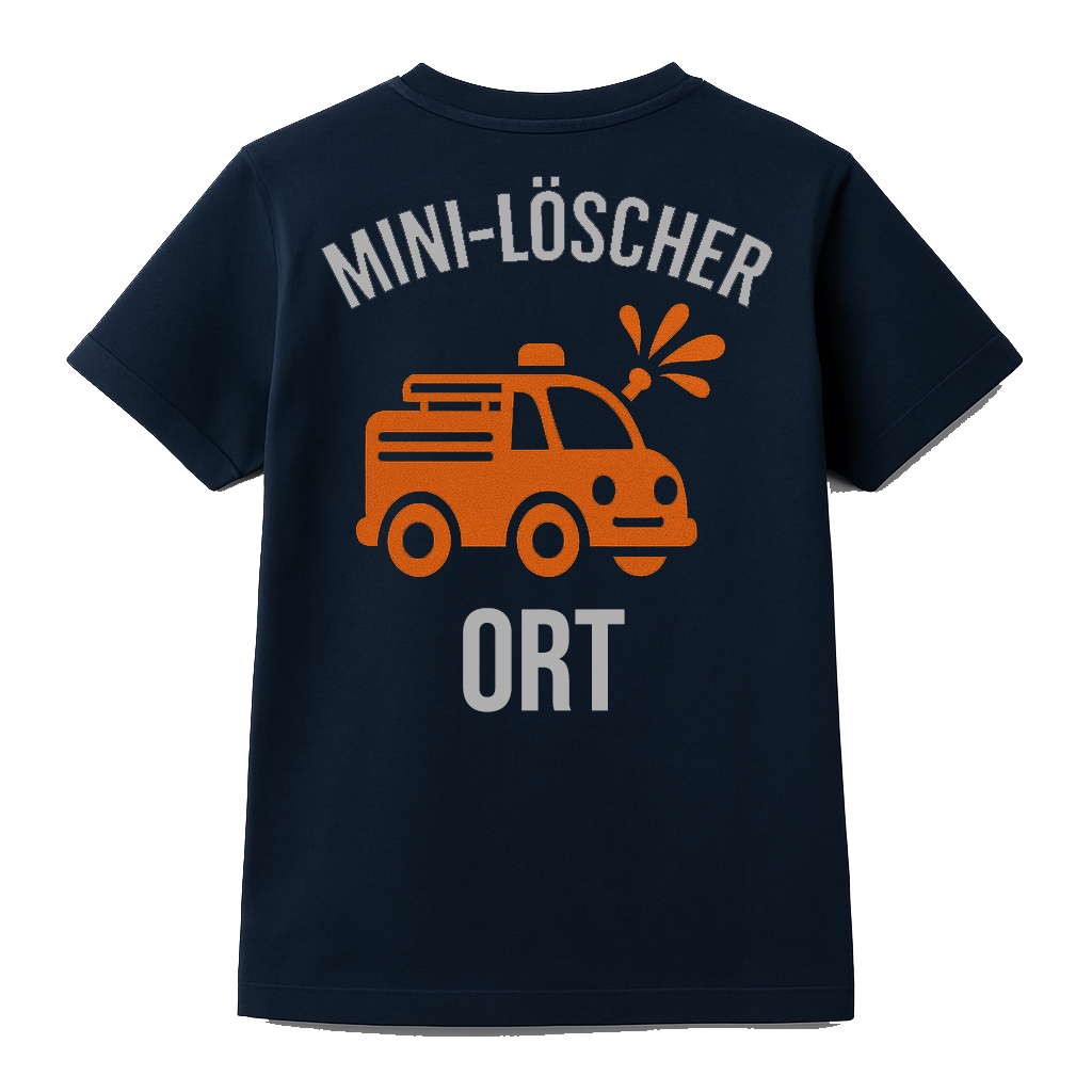 MINI-LÖSCHER [Ort] – Feuerwehr Shirt by Marketing-MV.com