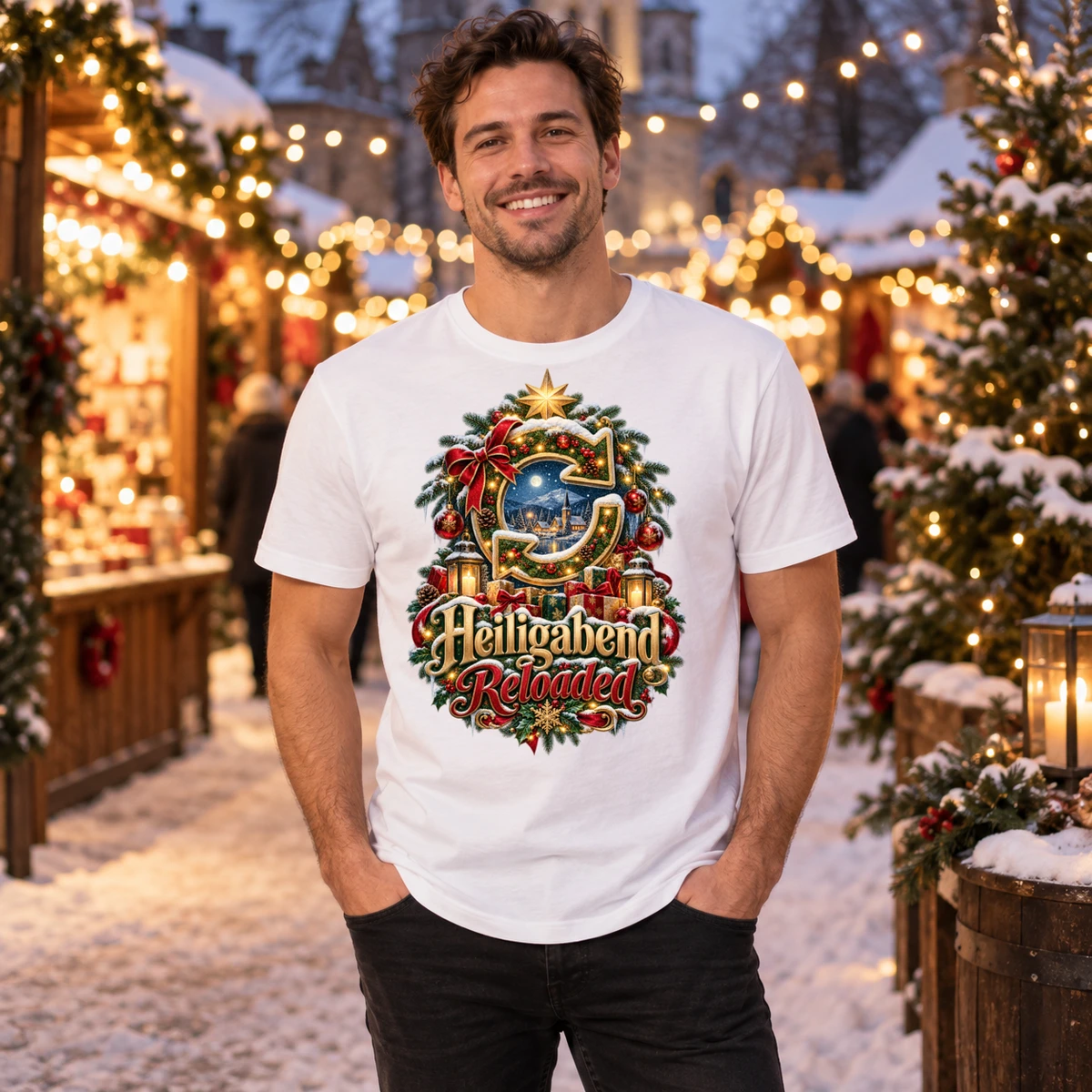 Heiligabend Reloaded T-Shirt Sublimation | Marketing-MV