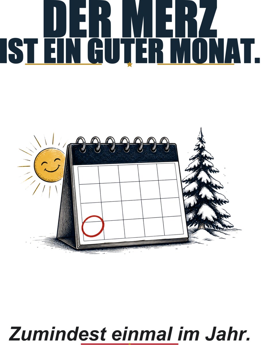 Der Merz ist ein guter Monat