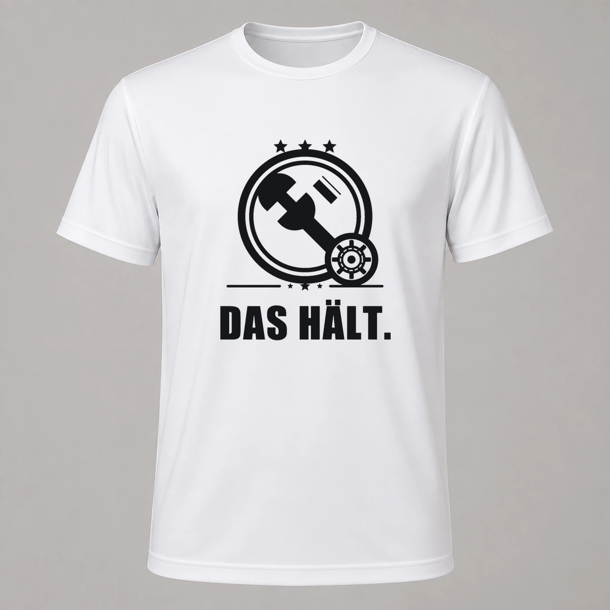 Das haelt T-Shirt Flexdruck | Marketing-MV