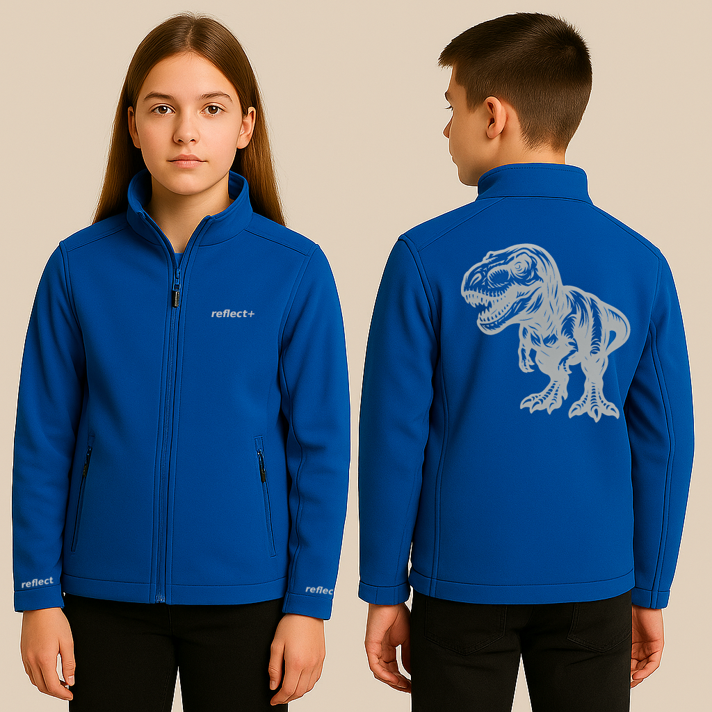 T-Rex Kids Basic Softshell Jacket | reflect+ by Marketing-MV