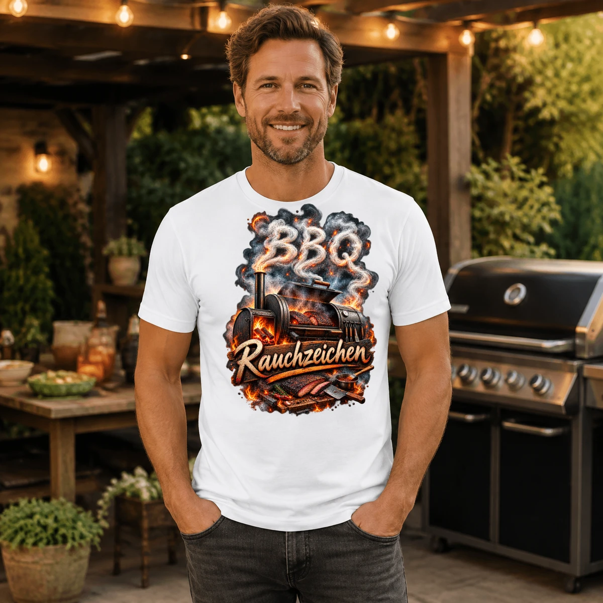 Rauchzeichen T-Shirt Sublimation | Marketing-MV