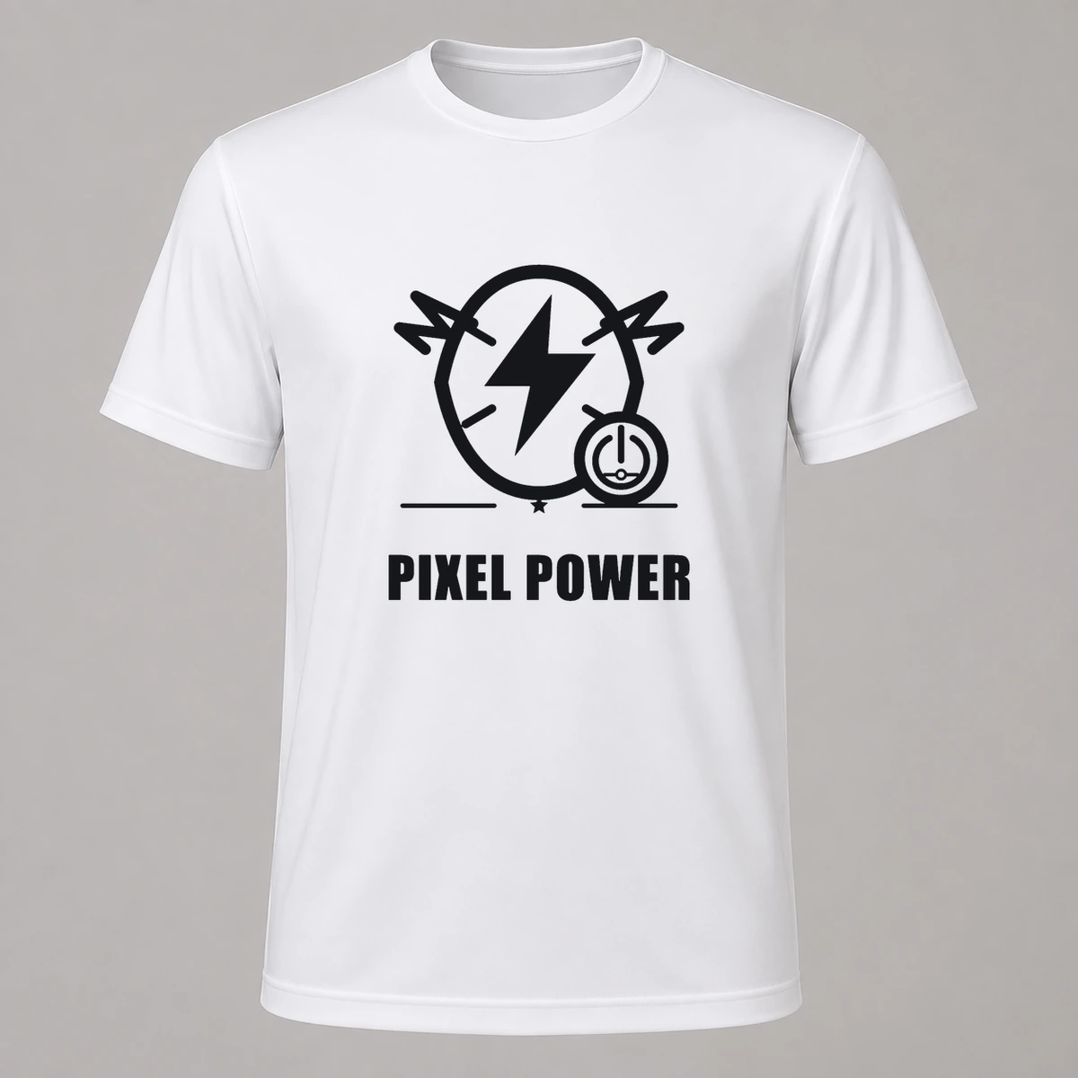 Pixel Power T-Shirt Flexdruck | Marketing-MV