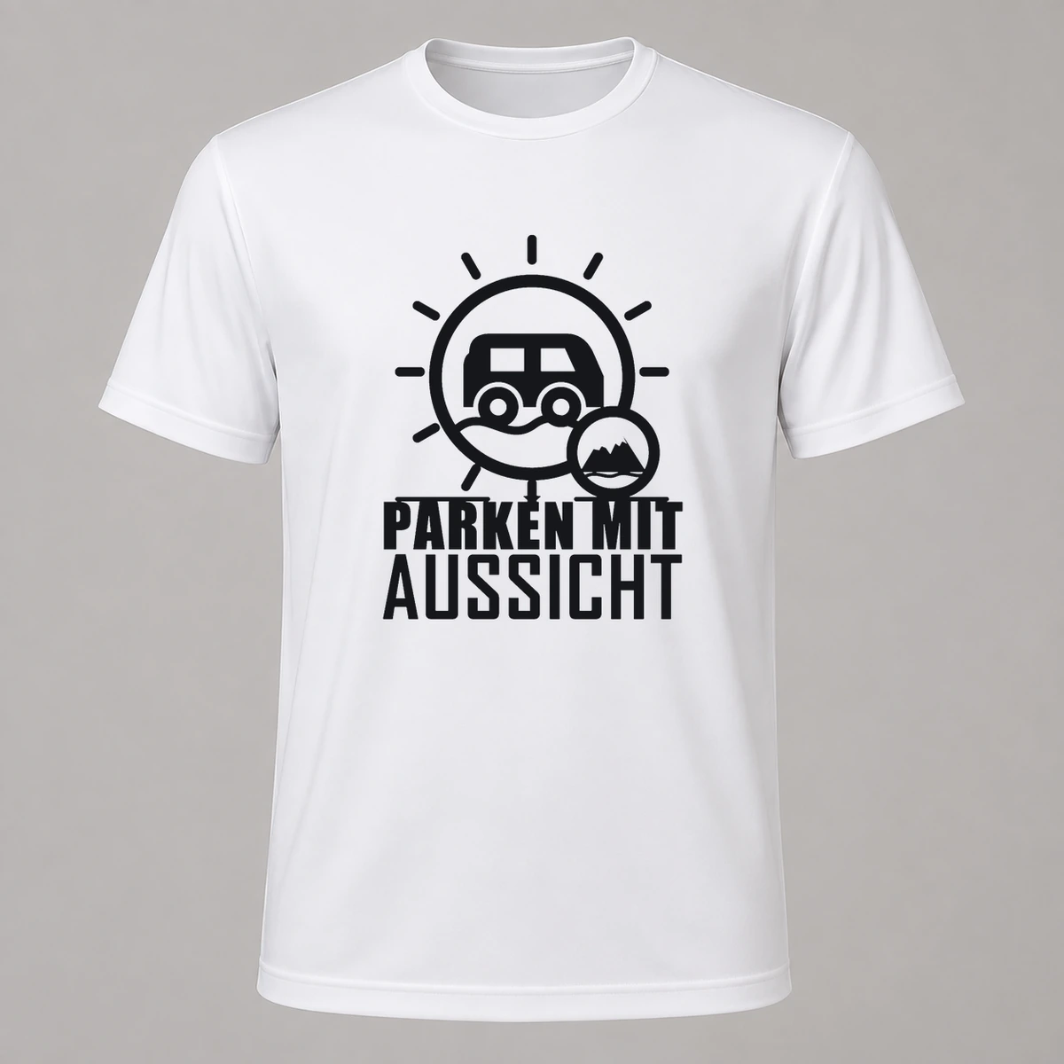 Parken mit Aussicht T-Shirt Flexdruck | Marketing-MV
