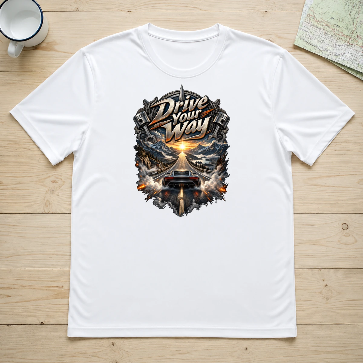 Drive your Way T-Shirt Sublimation | Marketing-MV