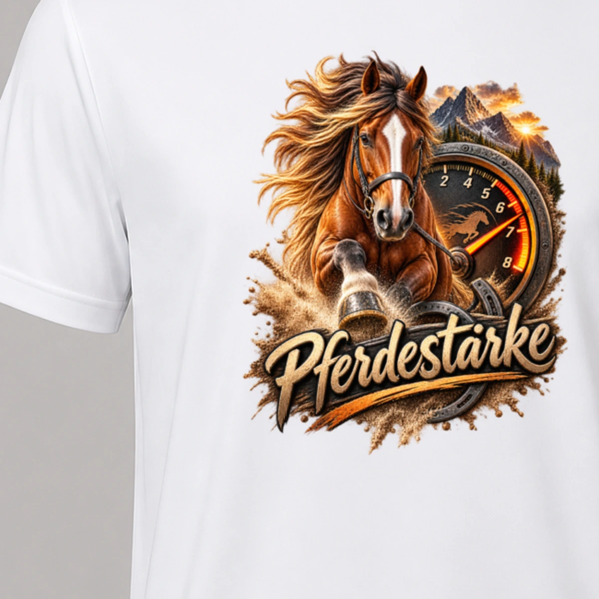 Pferdestärke T-Shirt Sublimation | Marketing-MV