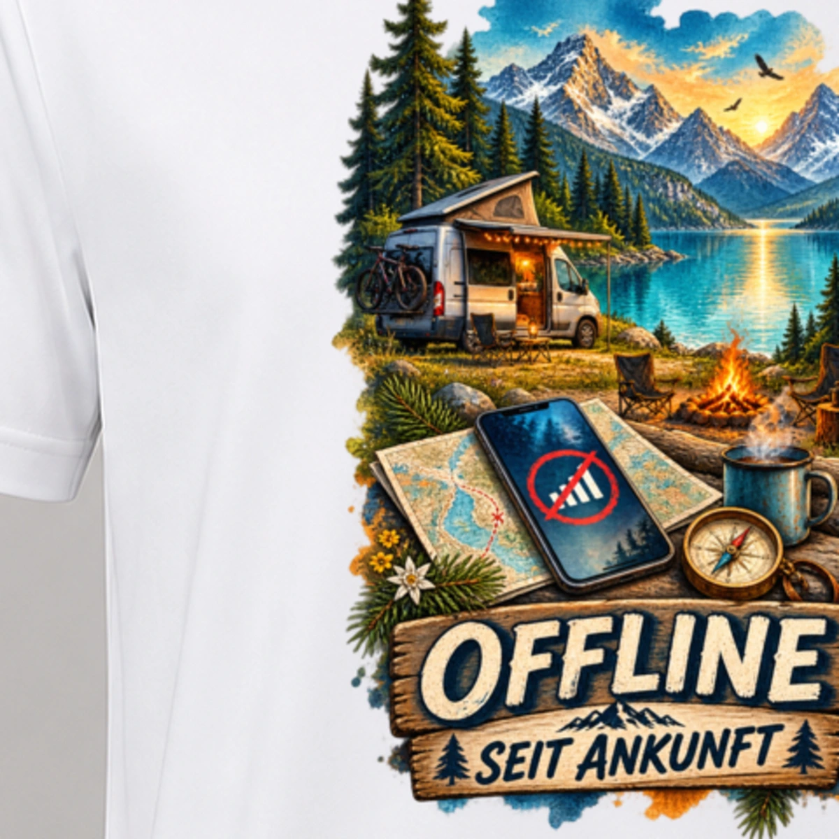 Offline seit Ankunft T-Shirt Sublimation | Marketing-MV