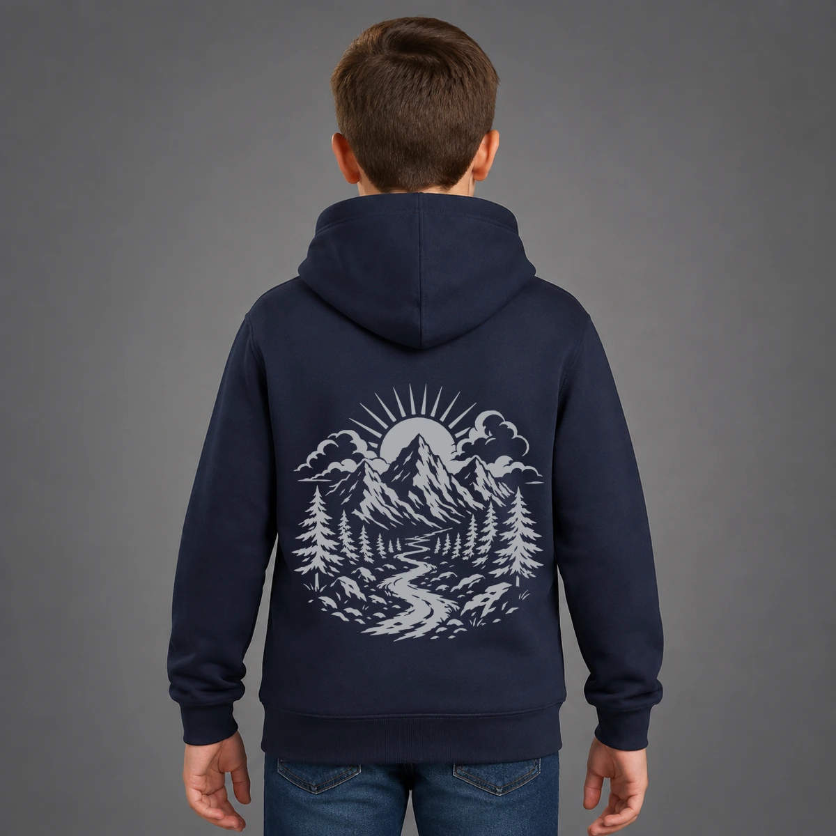 Bergabenteuer Kids Sweatshirtjacke | reflect+ by Marketing-MV