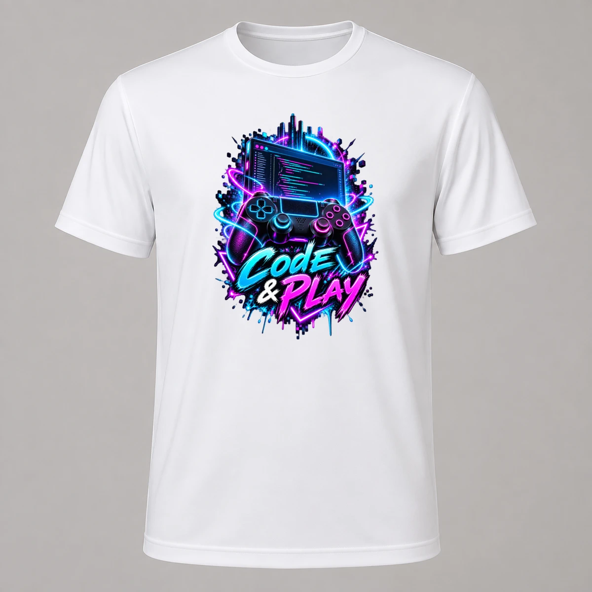 Code und Play T-Shirt Sublimation | Marketing-MV