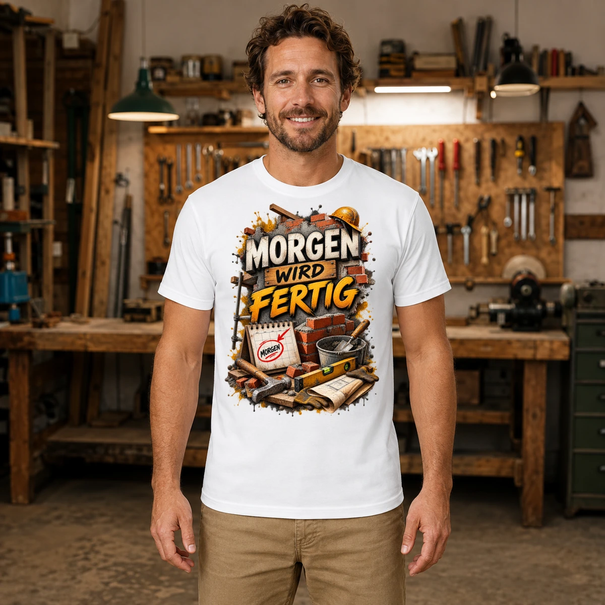 Morgen wird fertig T-Shirt Sublimation | Marketing-MV