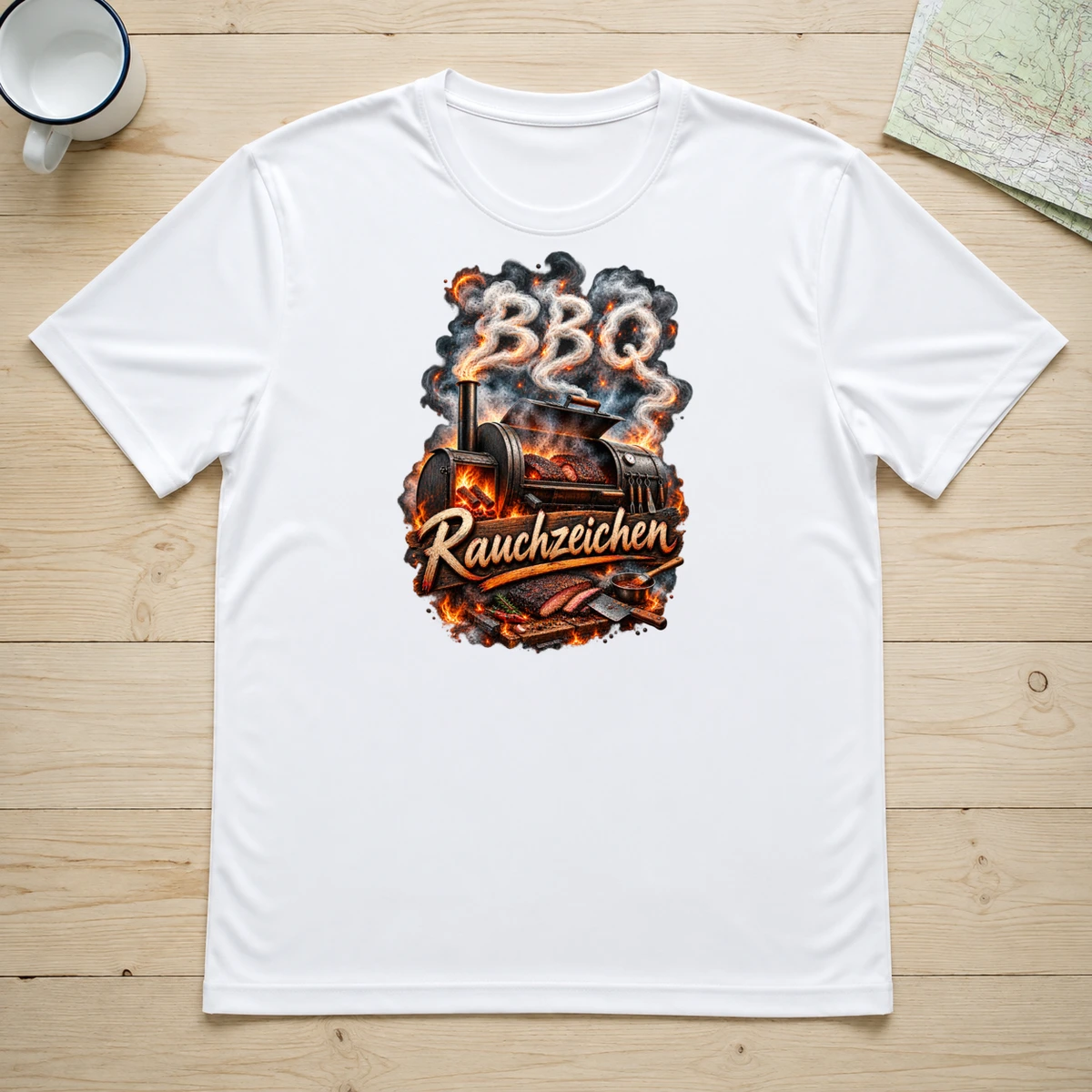 Rauchzeichen T-Shirt Sublimation | Marketing-MV