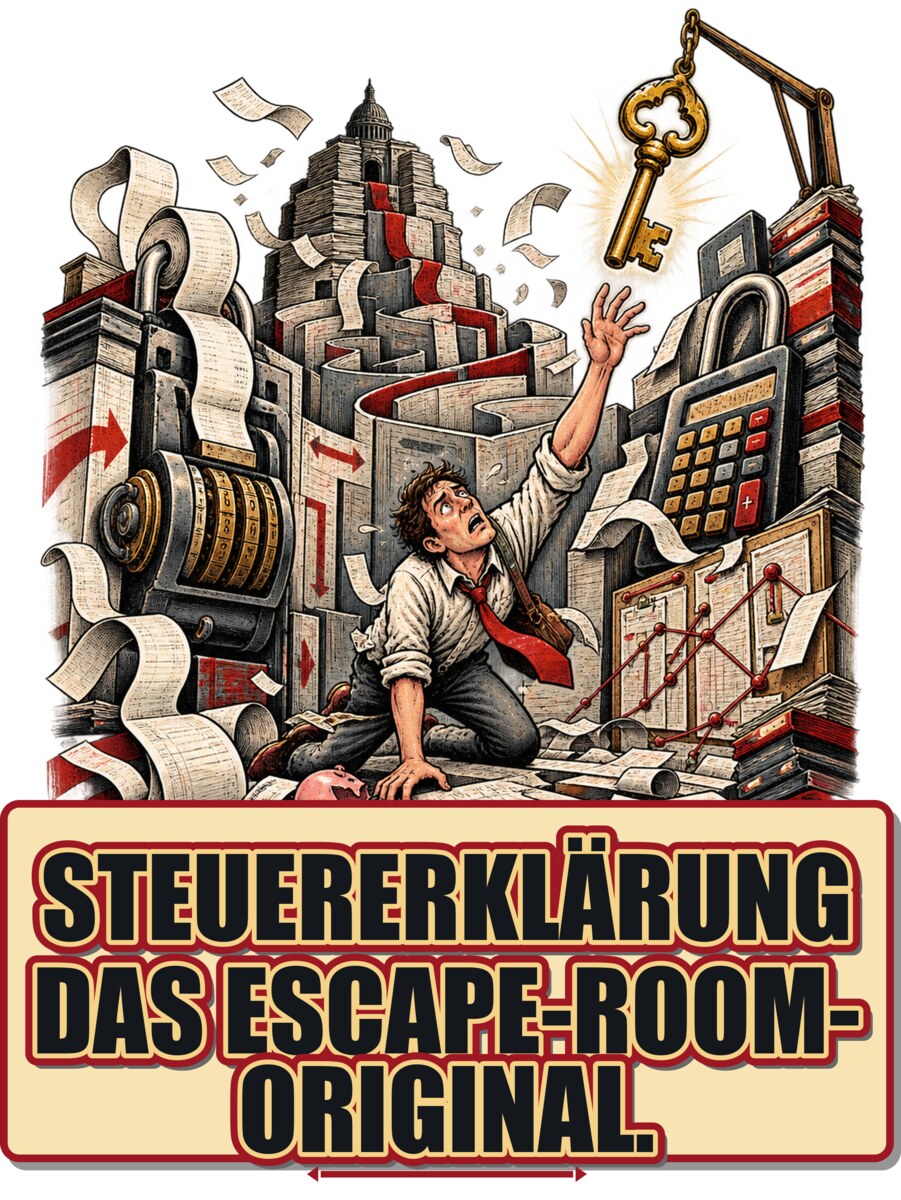 Steuererklärung — das Escape-Room-Original