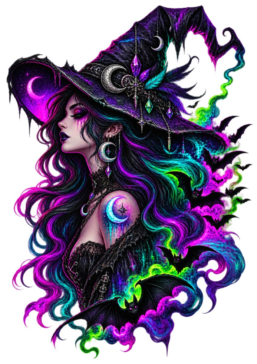 Neon-Hexe