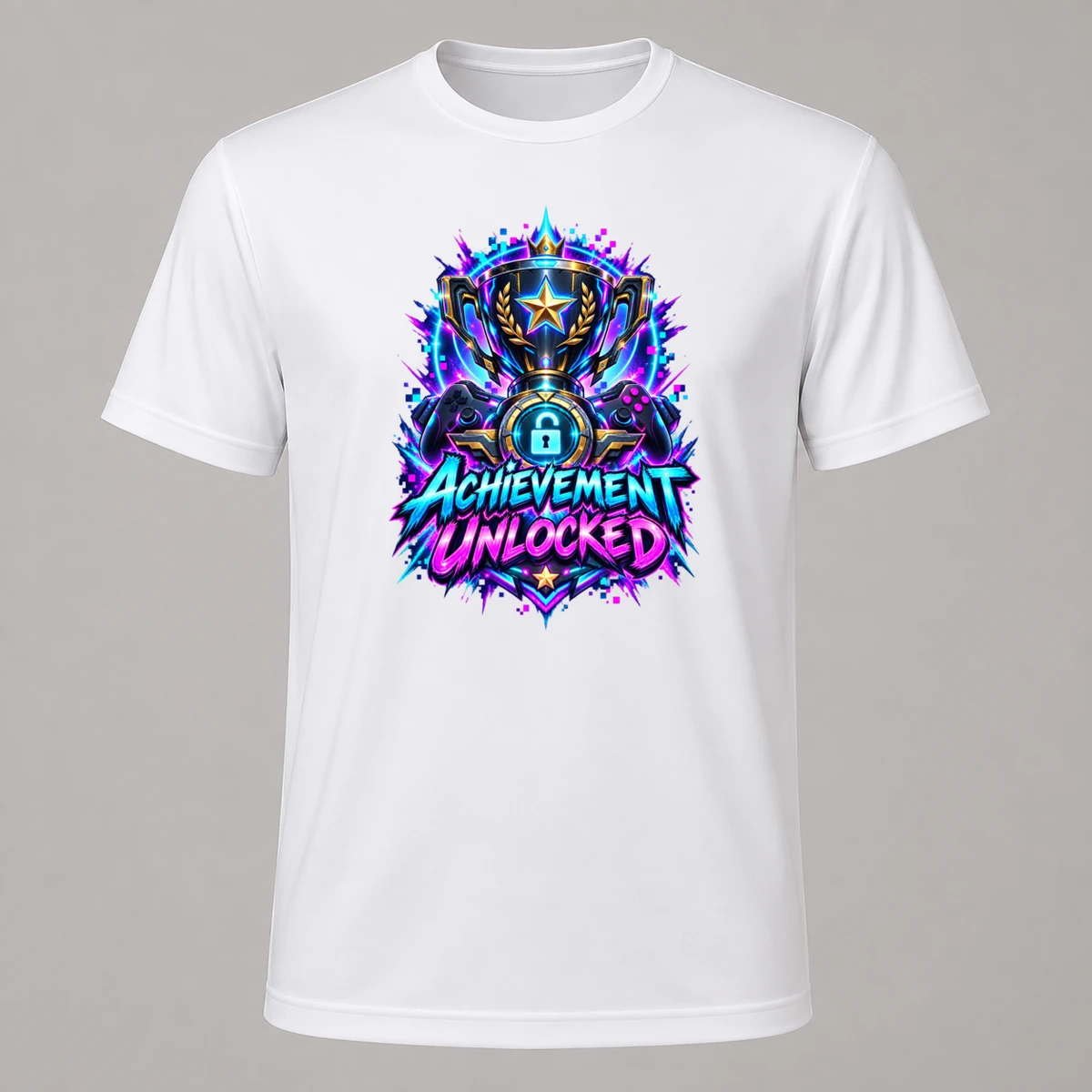 Achievement Unlocked T-Shirt Sublimation | Marketing-MV