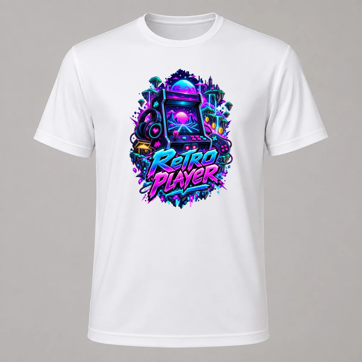 Retro Player T-Shirt Sublimation | Marketing-MV