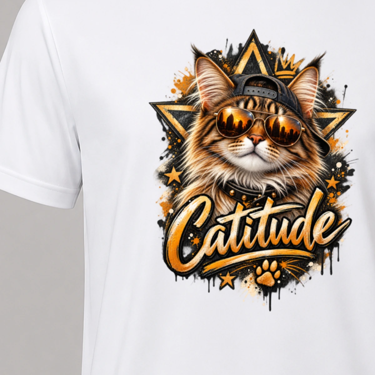 Catitude T-Shirt Sublimation | Marketing-MV