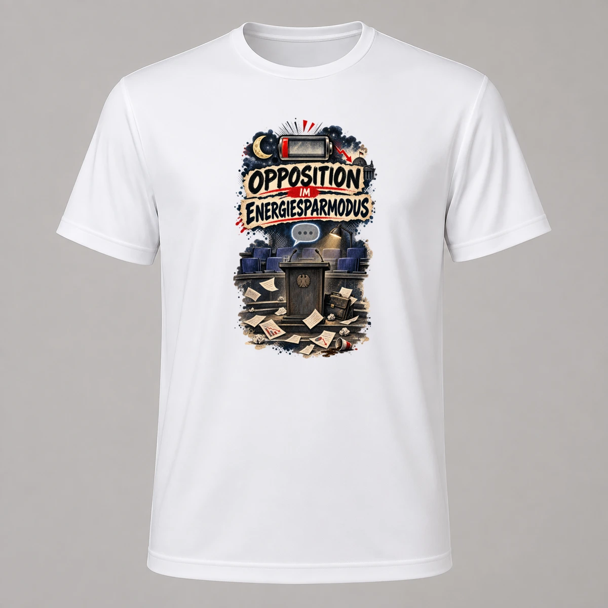Opposition im Energiesparmodus T-Shirt Sublimation | Marketing-MV