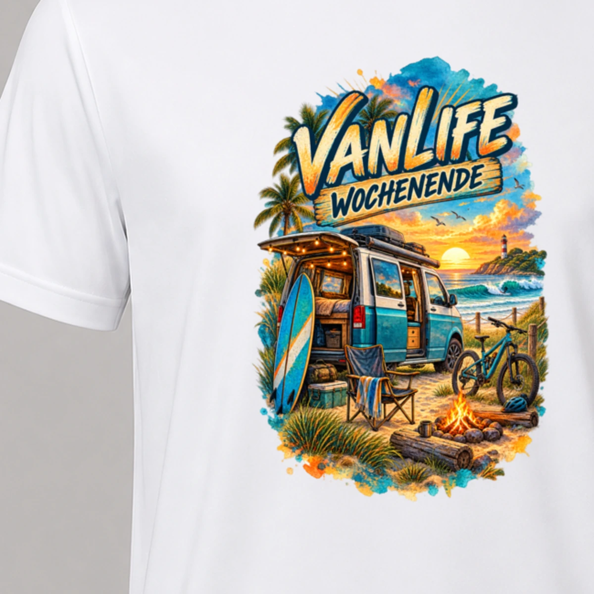Vanlife Wochenende T-Shirt Sublimation | Marketing-MV