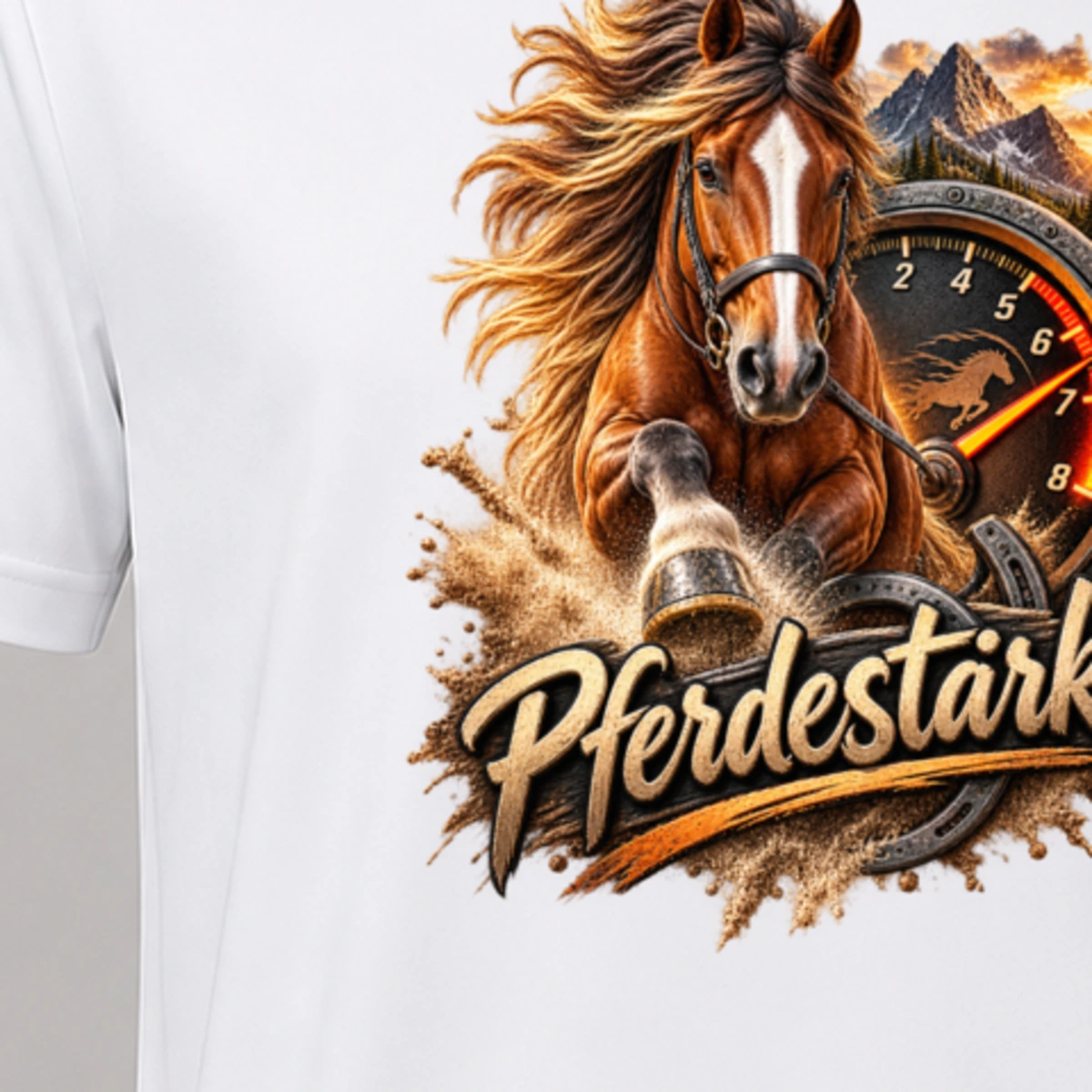 Pferdestärke T-Shirt Sublimation | Marketing-MV