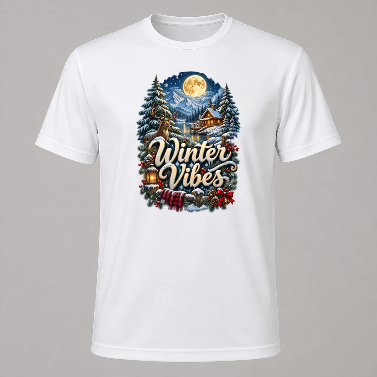 Winter Vibes T-Shirt Sublimation | Marketing-MV