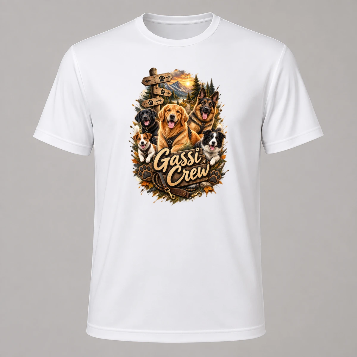 Gassi Crew T-Shirt Sublimation | Marketing-MV