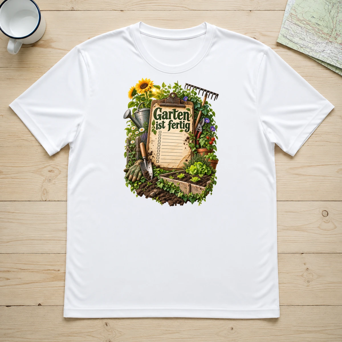 Garten ist fertig T-Shirt Sublimation | Marketing-MV