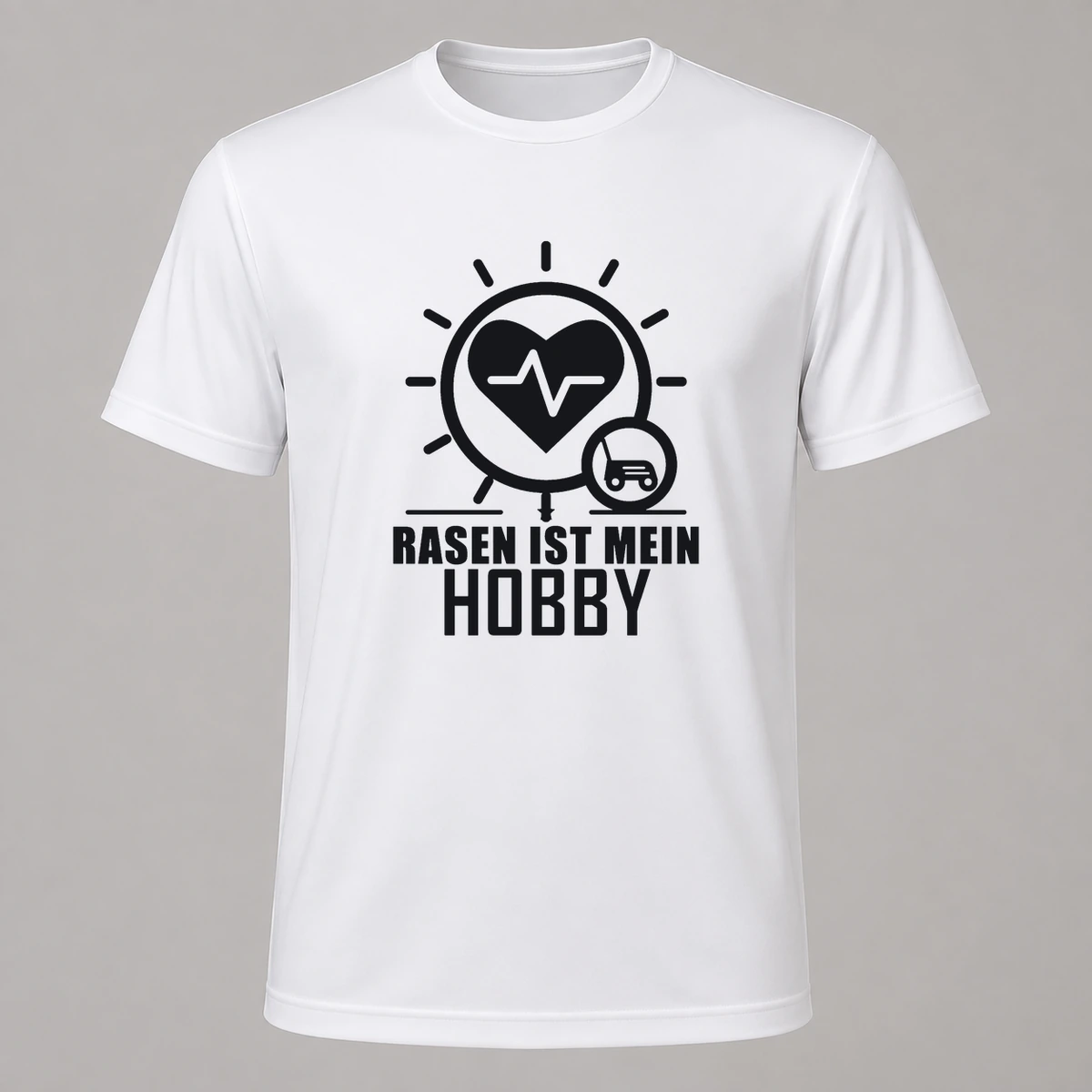 Rasen ist mein Hobby T-Shirt Flexdruck | Marketing-MV