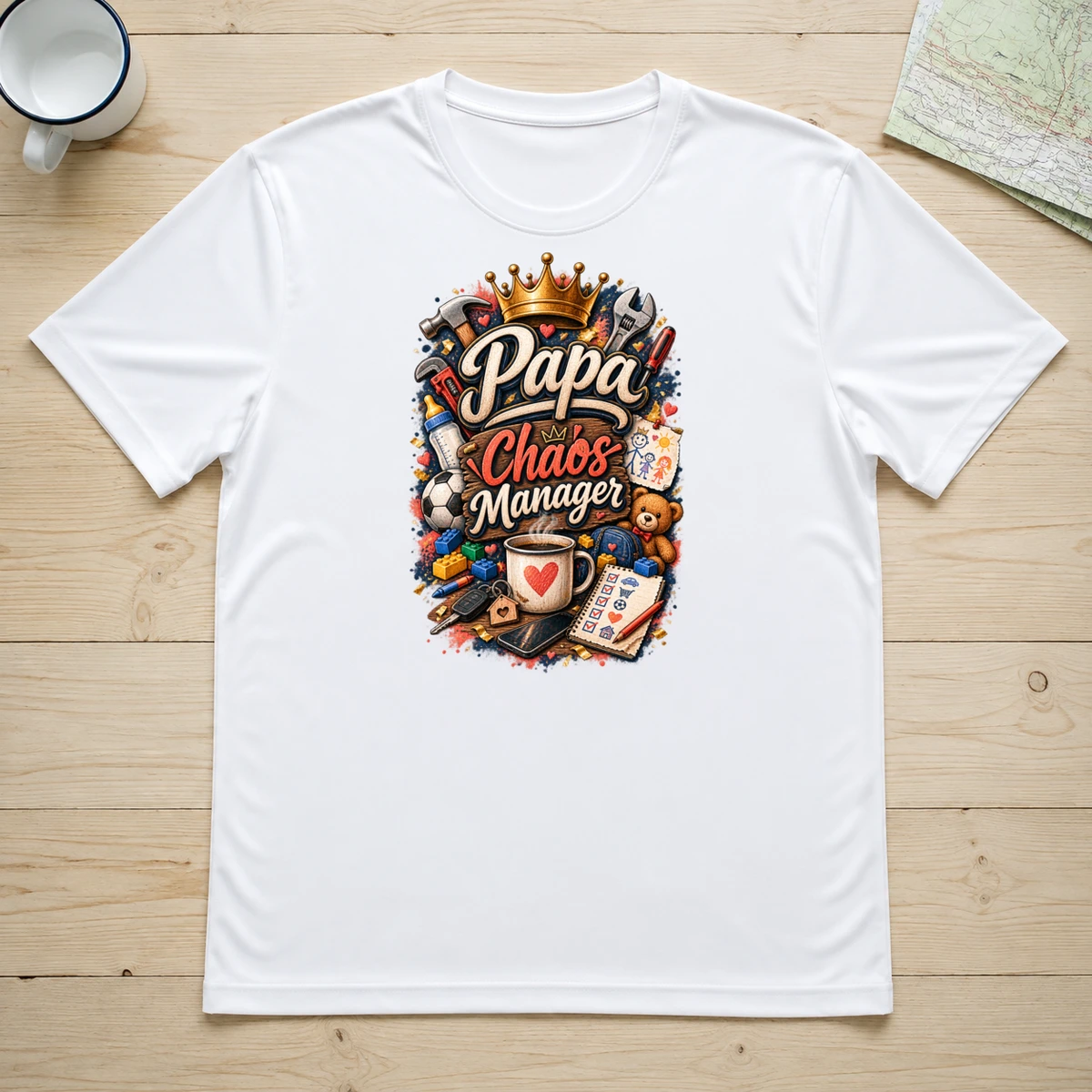 Papa Chaos Manager T-Shirt Sublimation | Marketing-MV