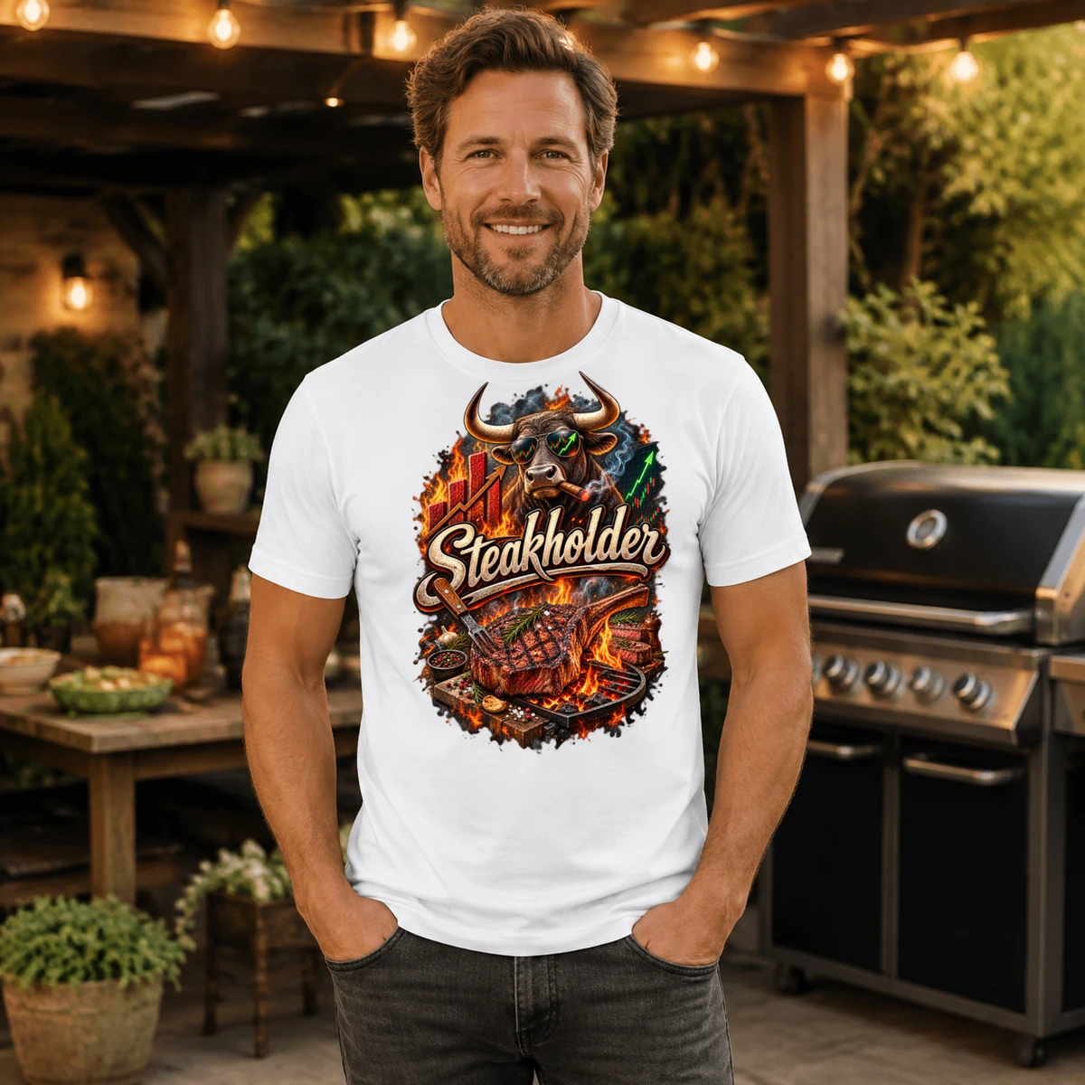 Steakholder T-Shirt Sublimation | Marketing-MV