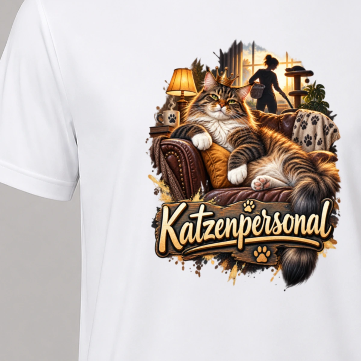Katzenpersonal T-Shirt Sublimation | Marketing-MV