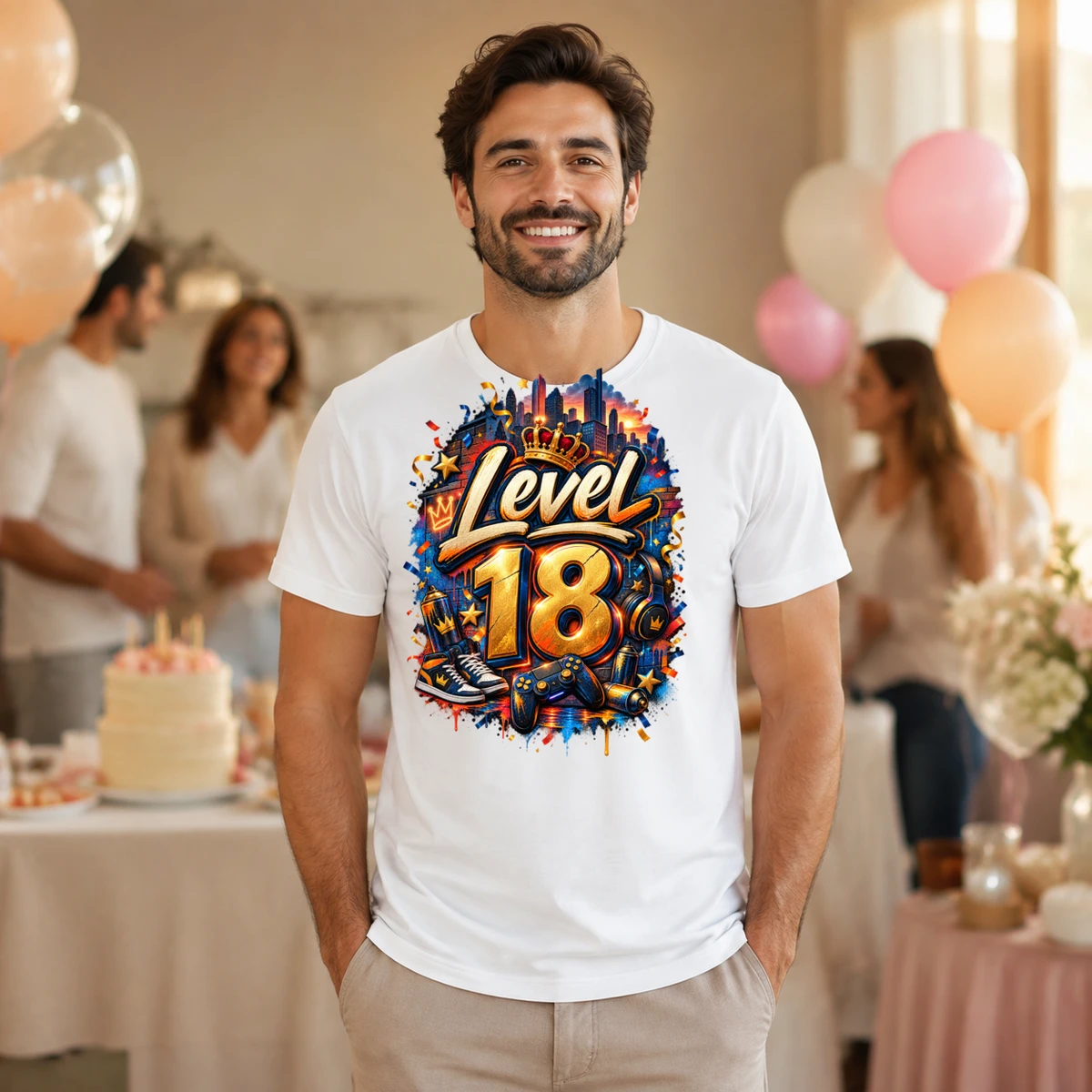 Level 18 T-Shirt Sublimation | Marketing-MV