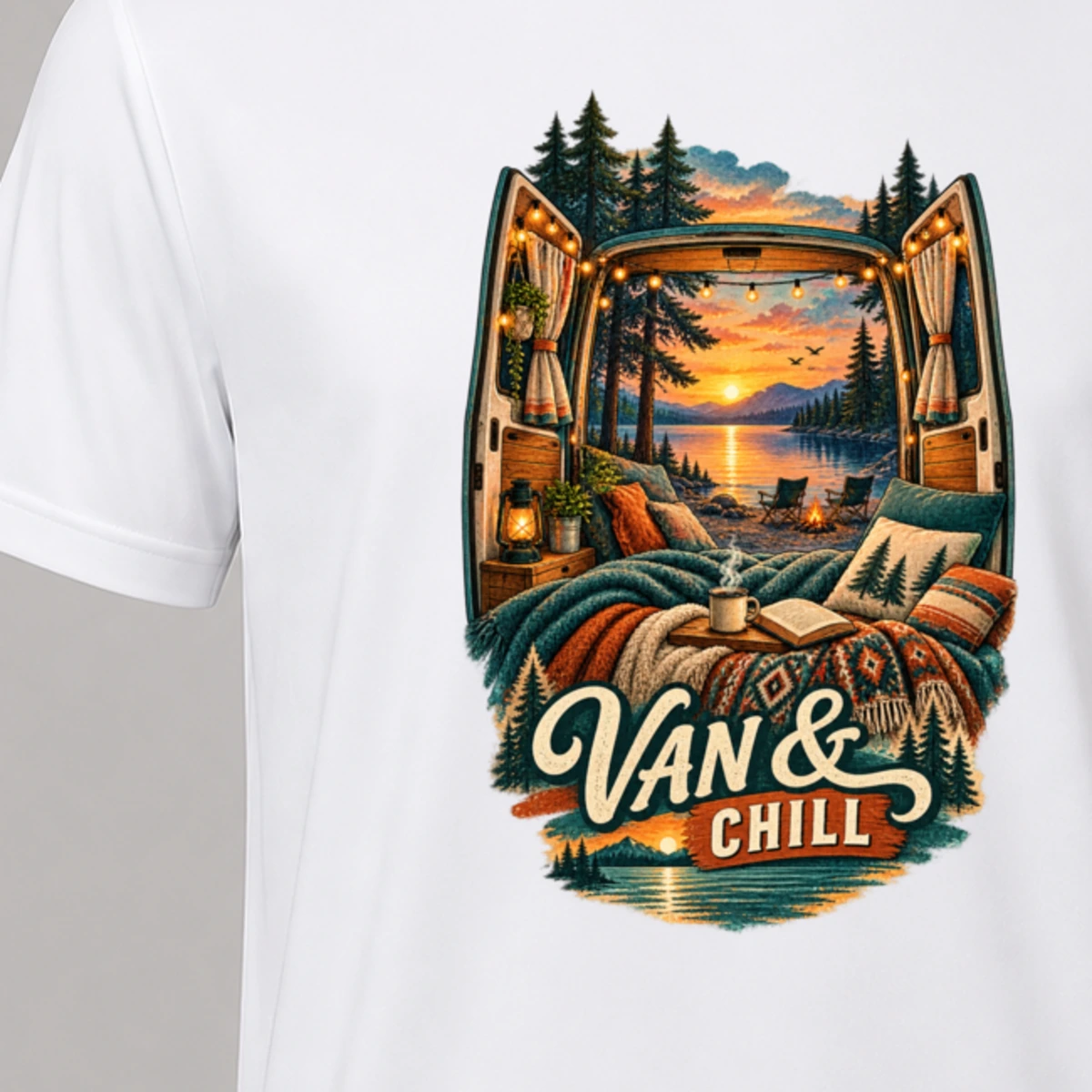 Van und Chill T-Shirt Sublimation | Marketing-MV