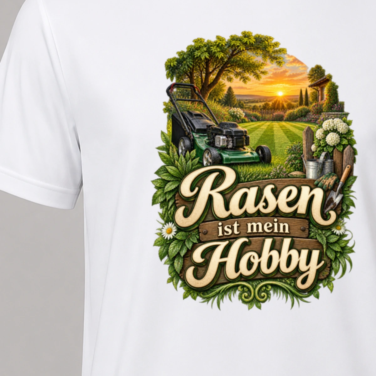 Rasen ist mein Hobby T-Shirt Sublimation | Marketing-MV
