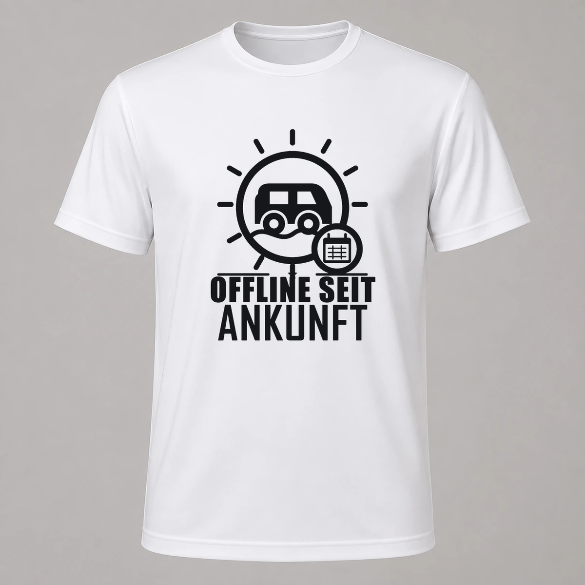 Offline seit Ankunft T-Shirt Flexdruck | Marketing-MV