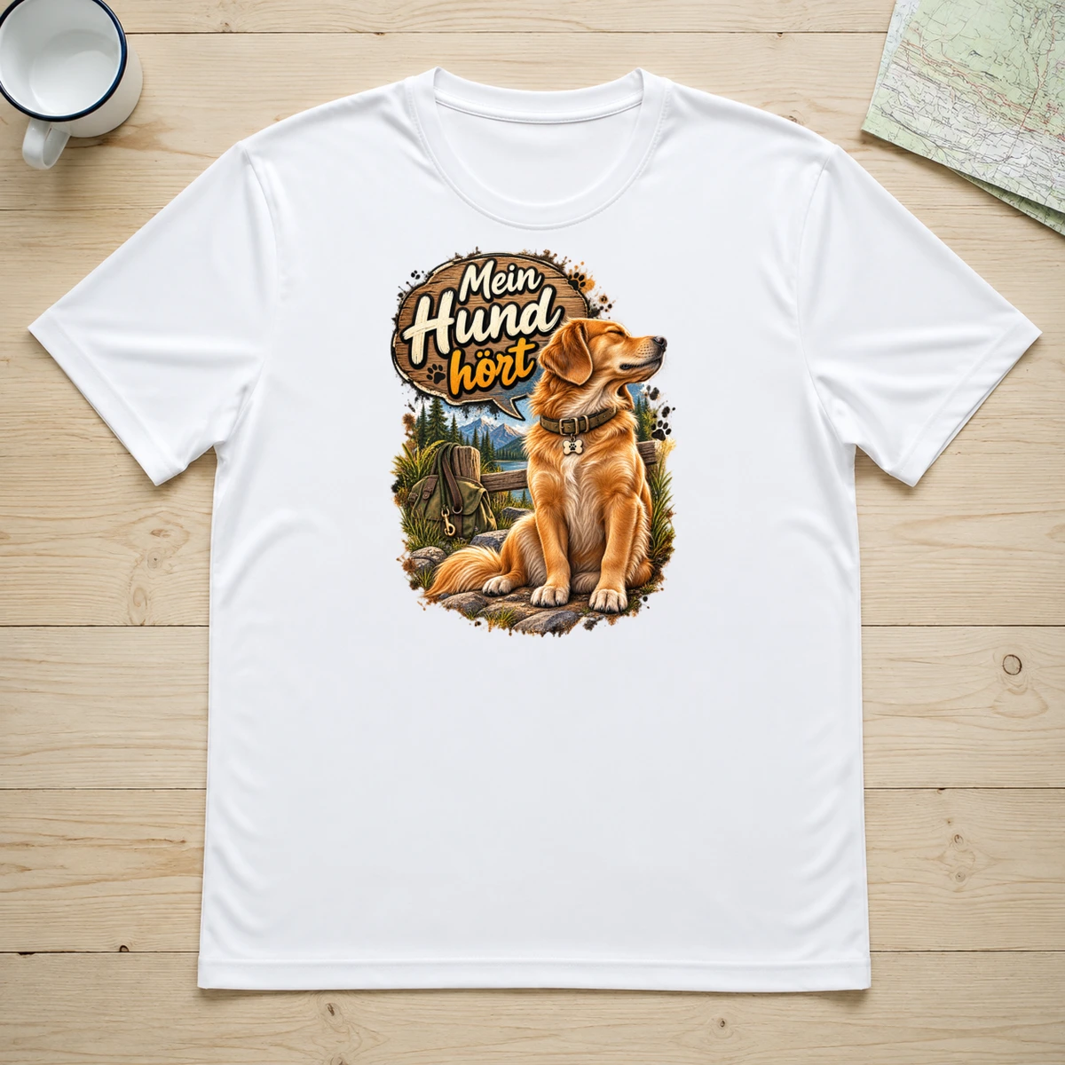 Mein Hund hört T-Shirt Sublimation | Marketing-MV