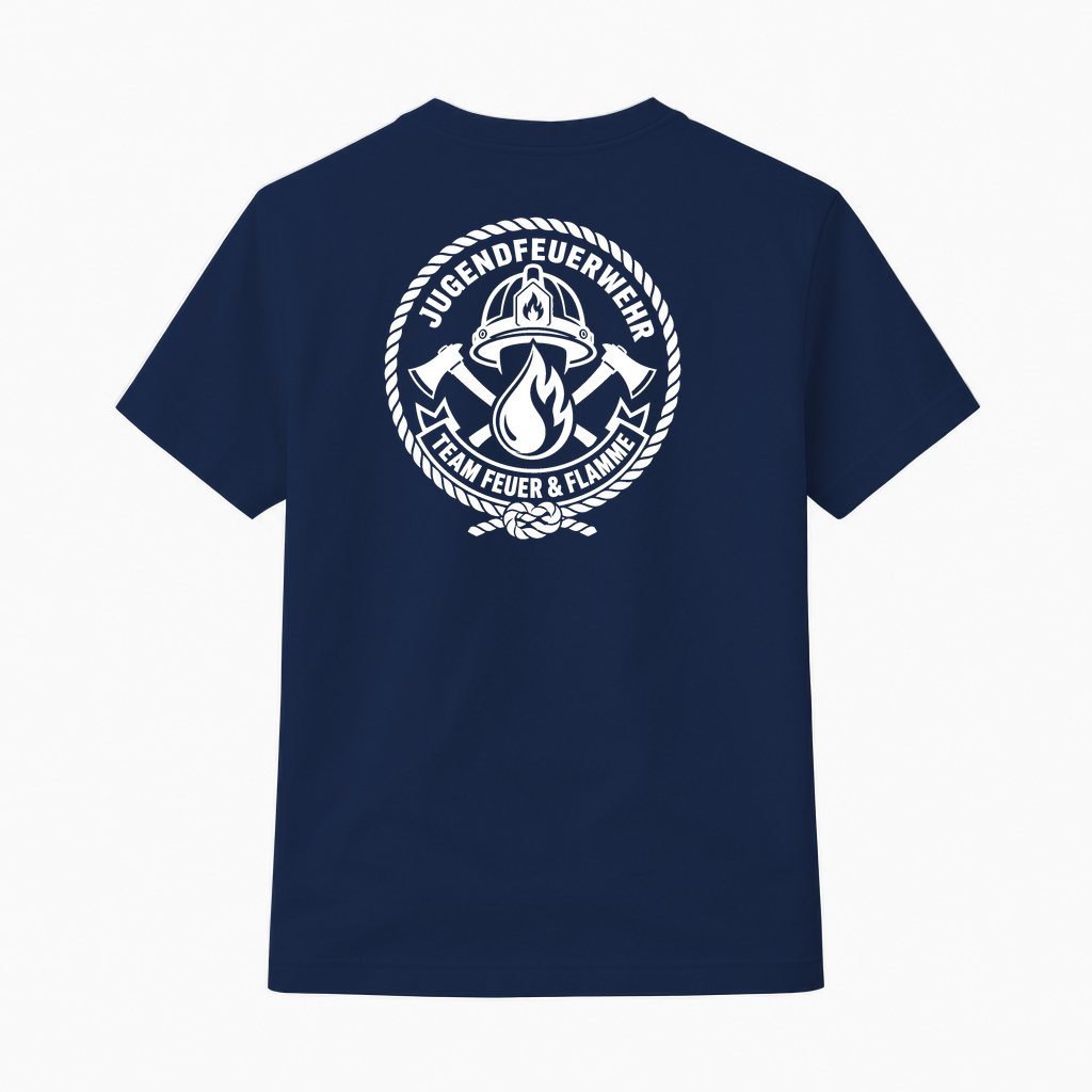 T-Shirt "Team Feuer und Flamme"| Jugendfeuerwehr Shirt by Marketing-MV.com