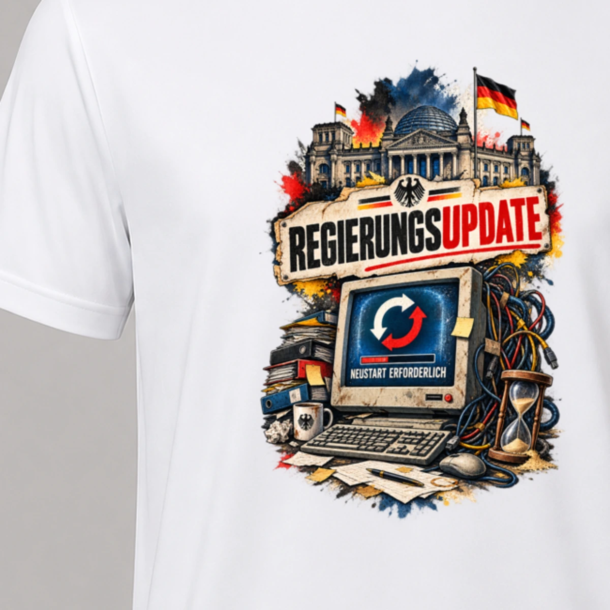 Regierungsupdate T-Shirt Sublimation | Marketing-MV