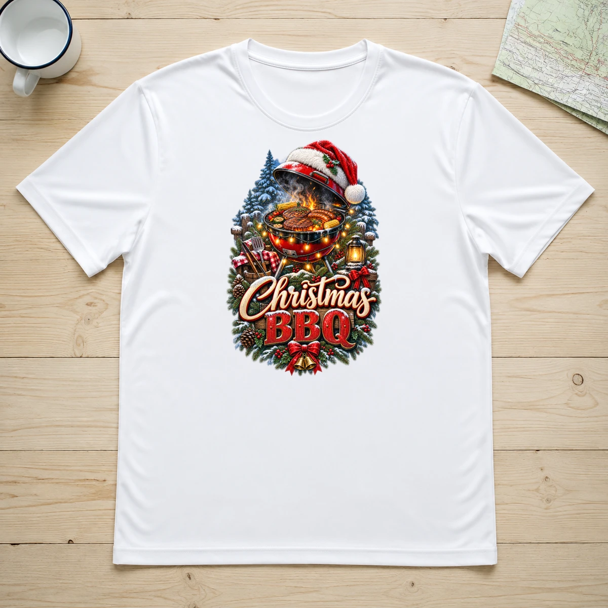 Christmas BBQ T-Shirt Sublimation | Marketing-MV