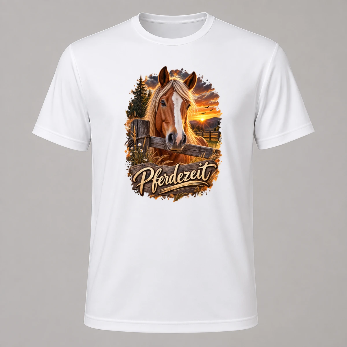 Pferdezeit T-Shirt Sublimation | Marketing-MV