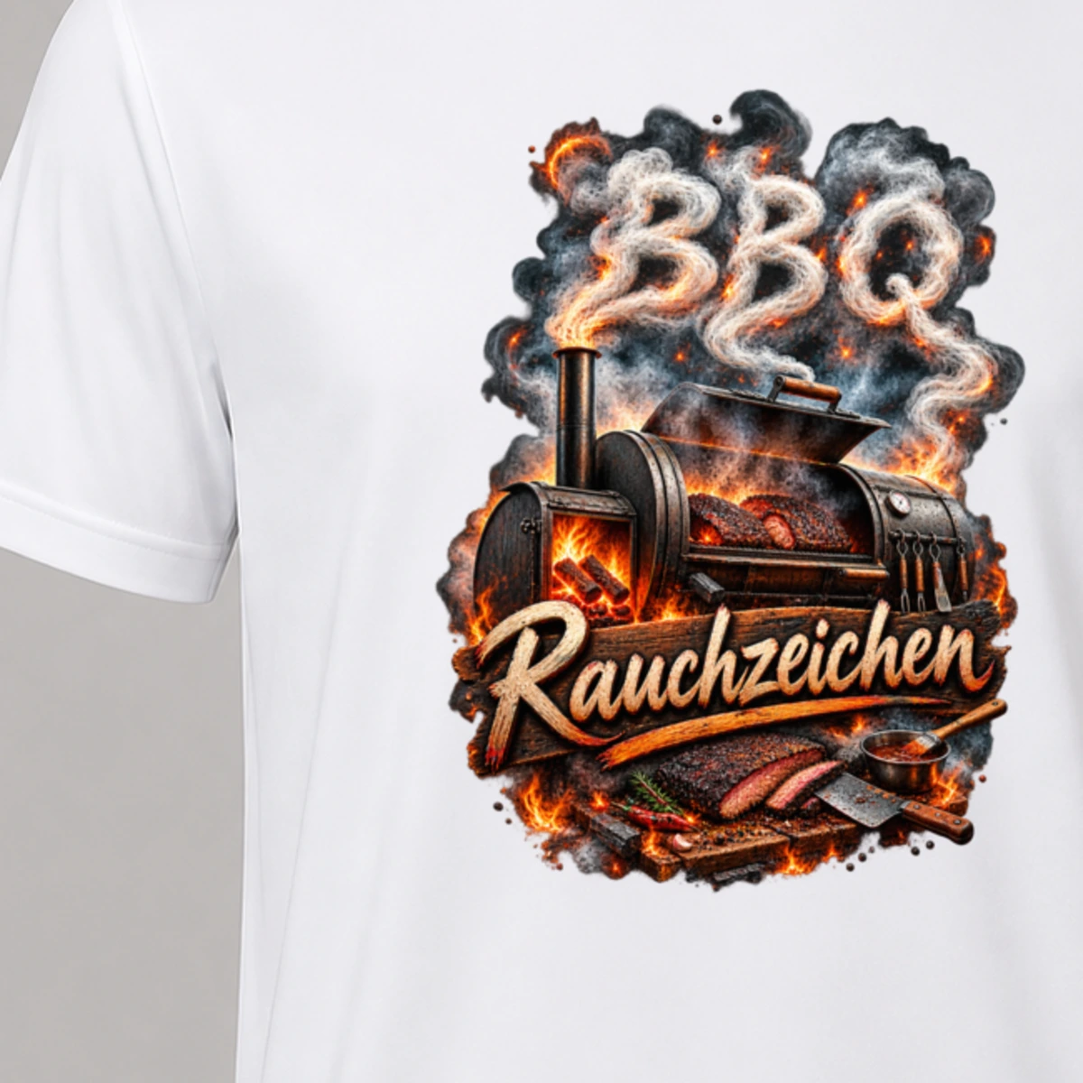 Rauchzeichen T-Shirt Sublimation | Marketing-MV