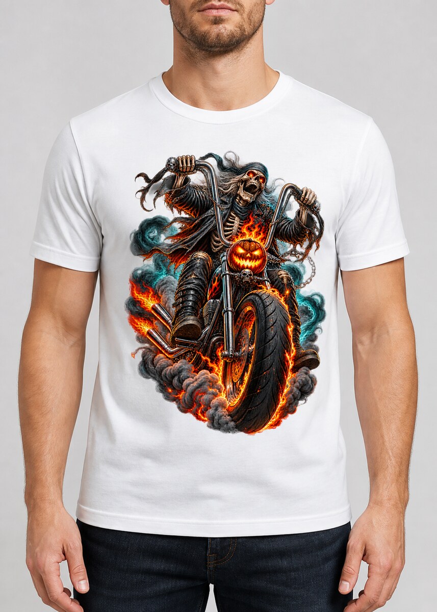 Skeleton Biker