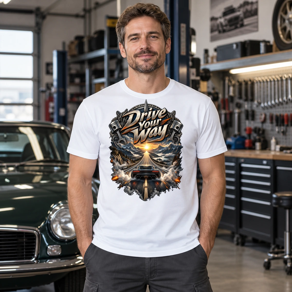 Drive your Way T-Shirt Sublimation | Marketing-MV